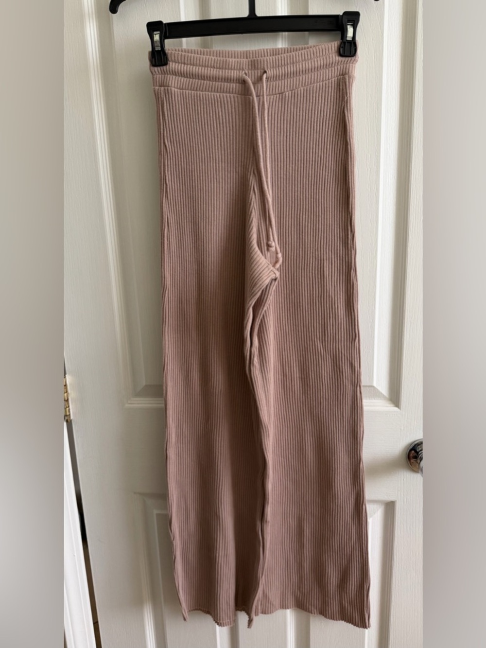 Zara Ribbed Wide Leg Lounge Pants